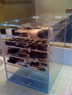 Clear Makeup Organizer on Clear Acrylic Makeup Drawers For Easy Access And Viewing A Makeup